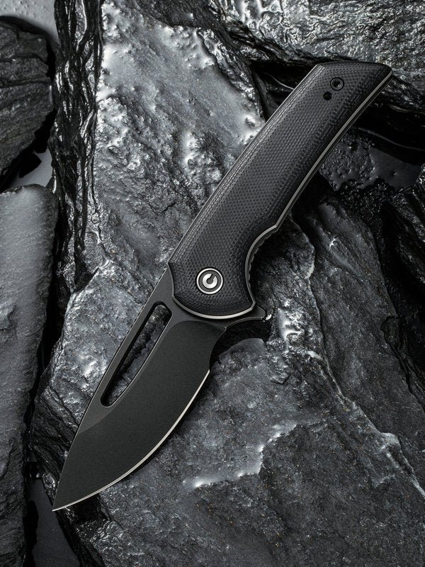 We Knife - CIVIVI Odium Liner Lock Black G10 Black Blade Knife
