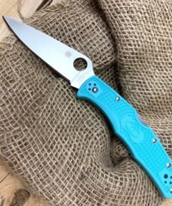 Spyderco C10FPTLS30V Endura 4 Limited Teal FRN Satin CPM-S30V