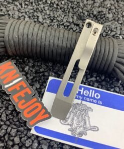 Maverick Customs 4" Pocket Pry Bar EDC Titanium Tool Skeleton