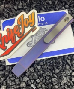Maverick Customs 4" Slim Anodized Purple Stonewash EDC Pry Bar Tool