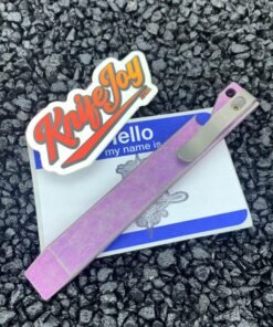 Maverick Customs 5" Anodized Purple Stonewash Pocket Pry Bar EDC