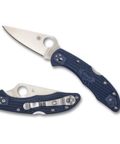 Spyderco C11FPNB20CV Delica KnifeJoy Exclusive KJ Steel Blue FRN CPM20CV Knife