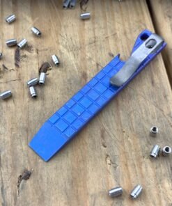 Maverick Customs 4" Frag Blue Anodized EDC Pry Bar Tool