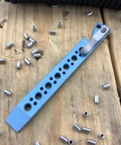 Maverick Customs 5.5" Drilled Light Blue Anodized EDC Pry Bar Tool
