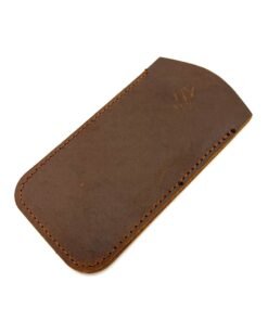 KnifeJoy Size Small Leather Slip with Brown Stitching