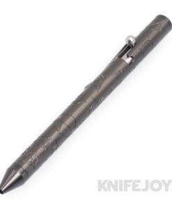 Fellhoelter Tibolt Zirconium Anarchy Full Engraved Titanium Pen