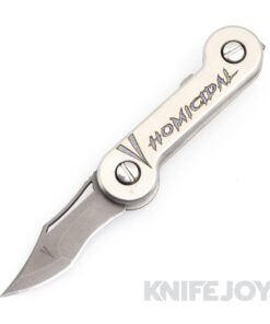 Vandermeulen Bladeworks Custom KeyBar Knife Homicidal Engraved/ Logo with Titanium