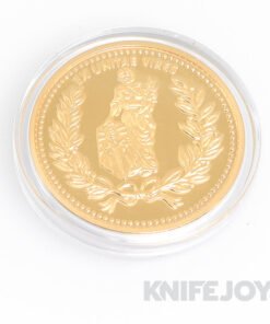 MICROTECH 502-MCK Custom 24K Gold Continental Medallion Challenge Coin
