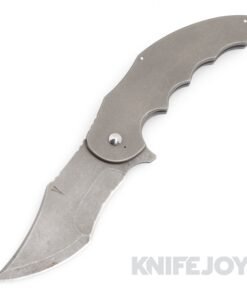 Vandermeulen Bladeworks Custom Homicide #70 Flipper CPMS35VN Blade with Titanium Frame Lock Scales