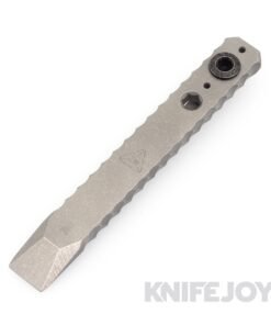 Zach Wood Custom Tools 5" Ti Clip-It Anso Pocket Pry Bar Special Stonewash