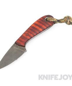 T.M. Hunt Custom Knives Mini Magua Fixed Blade with Curly Maple Handles