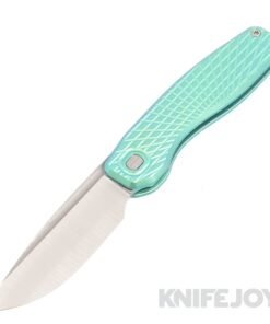 Brown Knives Custom Mini FSD #385 Stonwashed CPM-154 Blade with Milling Style #2 Titanium Handles