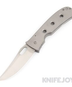 Tom Mayo Custom Knives Medium Covert Folder 6K Stellite Blade with All Titanium Handles and Hardware