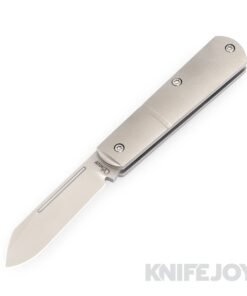 Nick Swan Knives Custom Barlow SlipJoint AEB-L Blade with Titanium Handles