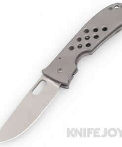 Tom Mayo Custom Knives Covert Folder 6K Stellite Drop Point Blade with Titanium Handles and Hardware