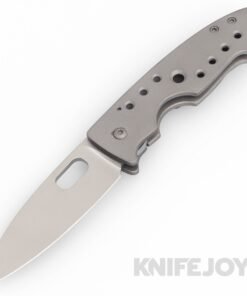 Tom Mayo Custom Knives Covert Folder 6K Stellite Wharncliffe Blade with Titanium Handles and Hardware
