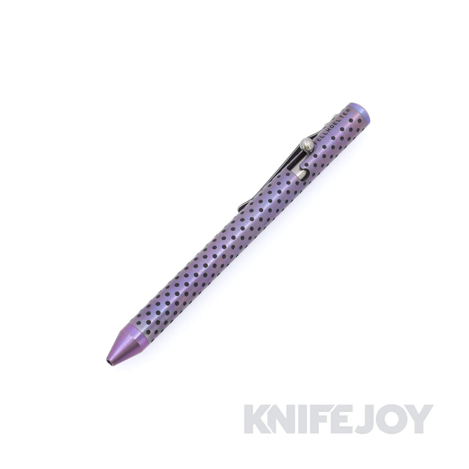 Fellhoelter / Captain Axel Custom TiBolt Full Dot Pattern with Purple Anodized Finish