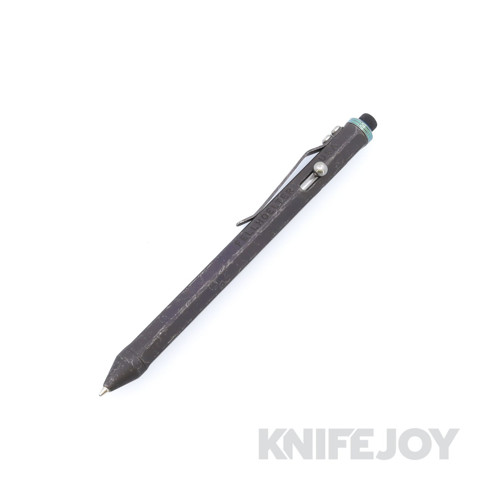 Fellhoelter / Captain Axel Custom TiBolt Releaded Pencil with Battleground Cerakote Finish and Eraser Cap