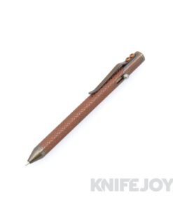 Fellhoelter / Captain Axel Custom TiBolt Releaded Pencil Celtic Machined Pattern with Burnt Orange Cerakote Inlay Dark Wash Finish