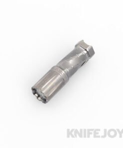 Fellhoelter FTD Torch Stonewash Fluted w/ Twisted Hex Grooved Titanium Flashlight