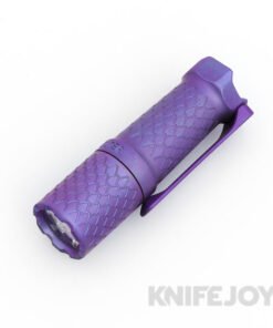 Fellhoelter FTD Torch Purple Anodized Dragon Engraved Titanium Flashlight