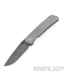 Enrique Pena Custom "La Sofia" Nichols Damascus Blade Full Titanium Scales Mokuti Clip Backspacer and Thumb Studs