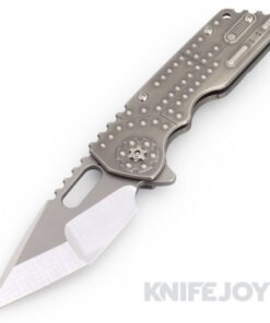 Attn2Detail Mercantile Knives Large MK2 2-Tone Hissatsu/Compound Grind Magnacut Blade with Tank Distressed Handles