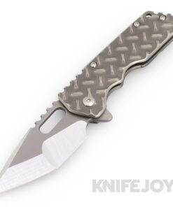 Attn2Detail Mercantile Knives Large MK2 2-Tone Hissatsu/Compound Magnacut Blade with 2-Tone TI Treadplate Handle