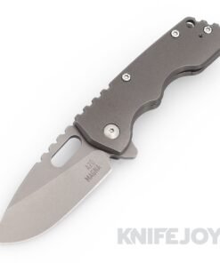Attn2Detail Mark 2-Small Stonewashed Magnacut Drop Point-Rising Grind Contoured Stonewash