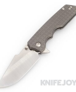 Attn2Detail Mercantile Knives Large MK3 Satin Magnacut Blade Drop Point Harpoon Rising Grind with Contoured Frag Handle