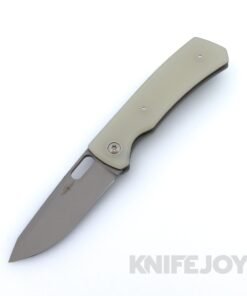 Jarosz Custom Knives Kali Titanium Liner Lock AEB-L Blade with Ghost G10 Scales