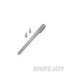 Fellhoelter Gentleman Slim Titanium Milled NAME Pocket Clip Stonewash Finish