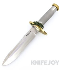 Randall Made Knives Model 18-7.5" Attack Survival Stainless Sawtooth Blade Knurled Handle Brown Sheath