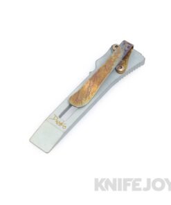 Maverick Customs Shark lock Pry Bar with Denim Anodized Titanium