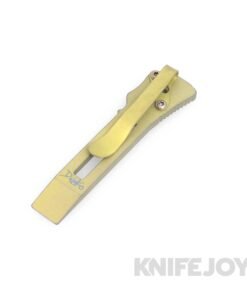 Maverick Customs Shark lock Pry Bar with Yellow Anodized Titanium