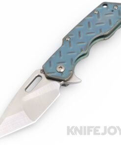 Attn2Detail Mercantile Knives Mark 1 Medium Satin Magnacut Hissatsu/ Compound Grind Blade with "Patinaed" Treadplate Handles