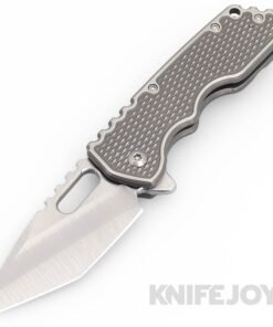 Attn2Detail Mercantile Knives Mark 2 Medium Satin Magnacut Blade Hissatsu/Rising Grind Blade with 2Tone M16 Grip Titanium Handles