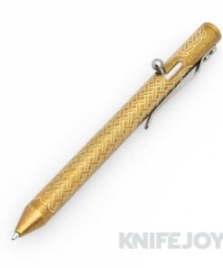 Fellhoelter Tibolt Brass Engraved Full Celtic Pen