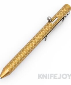 Fellhoelter TiBolt Brass Dragon Scales Engraved