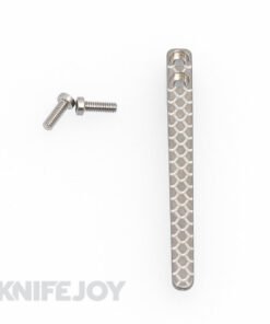 Fellhoelter Full Size Titanium Milled BABY Dragon Pocket Clip Stonewash Finish