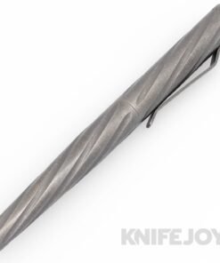 Fellhoelter The Mark 22 Black Charpie with Stonewash Titanium Engraved Spiral Fluted MZZ