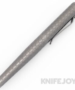 Fellhoelter The Mark 22 Black Charpie with Stonewash Titanium Engraved Dragon MZZ