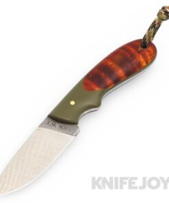 T.M. Hunt Custom Knives Magua Fixed Blade with Curly Maple Inlay Handles