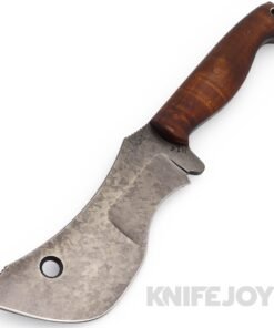 T.M. Hunt Custom Knives M14 Fixed Blade with Curly Maple Inlay Handles