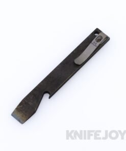 Maverick Customs 5" Dark Distressed Titanium Pocket Pry Bar / Bottle Opener