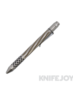 Nottingham Tactical Custom Cerakote TiButton Right Hand Single Lock G2 Full Size Spiral Flute with Stars Tumbled FDE and Black Cerakote