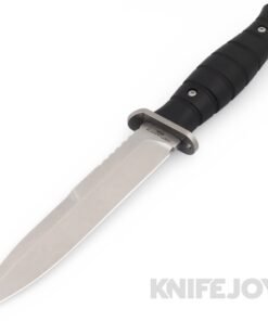 Defiant 7 Knives M320 Stonewashed Blade with Black G10 Handles