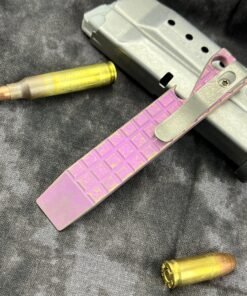 Maverick Customs 4.0" Frag Pink Anodized Titanium Pocket Pry Bar