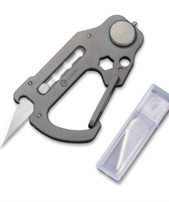 We Knife - CIVIVI Polymorph Gray Titanium Carabiner Keychain Multi-Tool