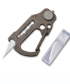 We Knife - CIVIVI Polymorph Bronze Titanium Carabiner Keychain Multi-Tool